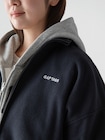 リラックスフィット GAPロゴ マイクロフリース ジップアップスウェットシャツ-2