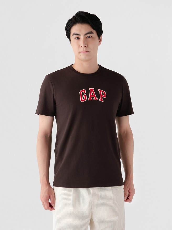 GAPアーチロゴTシャツ-0