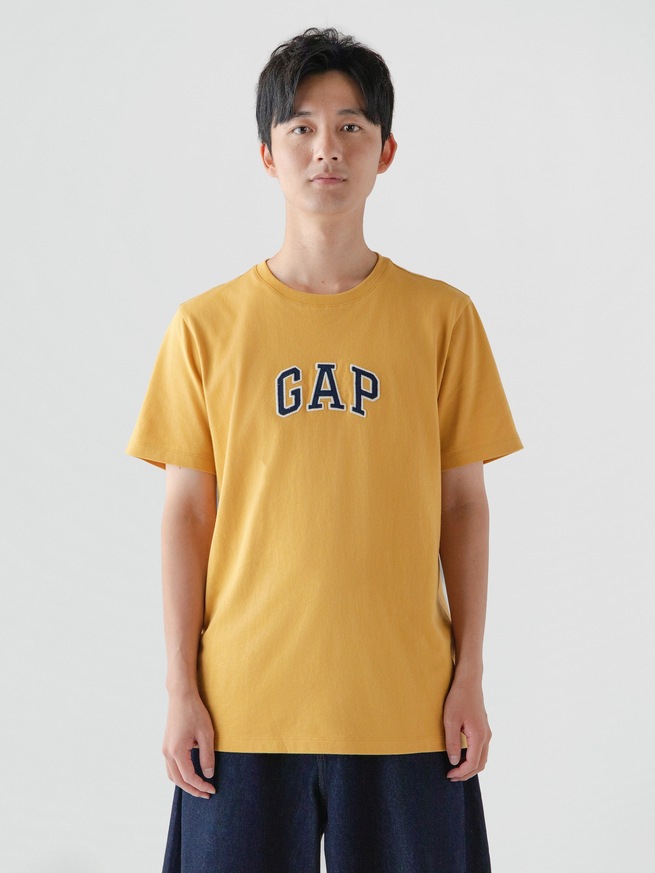 GAPアーチロゴTシャツ-0