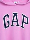 リラックスフィット クロップド GAPロゴ フレンチテリーパーカー-3