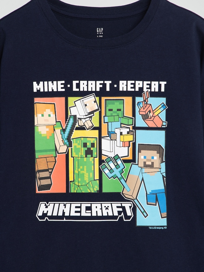 GapKids マインクラフト Tシャツ-3