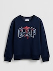 GapKidsマーベル スパイダーマン リラックスフィット GAPロゴスウェットシャツ-1