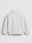 babyGap リサイクル ボア ハーフジップ GAPロゴスウェットシャツ-1