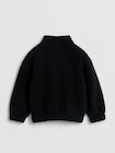 babyGap リサイクル ボア ハーフジップ GAPロゴスウェットシャツ-1