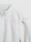 babyGap リサイクル ボア ハーフジップ GAPロゴスウェットシャツ-2