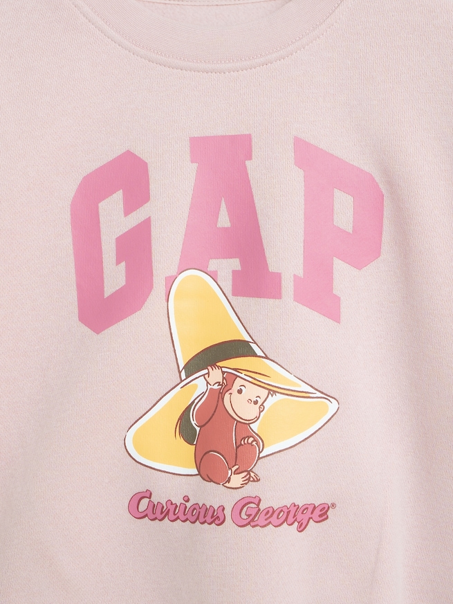 おさるのジョージ GAPロゴ スウェットシャツ (幼児・ベビー)-2