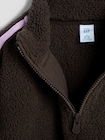 babyGap リサイクル ボア ハーフジップ GAPロゴスウェットシャツ-2