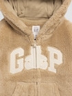 ボア くまさん GAPロゴ ジップアップパーカー (ベビー)-2