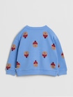 babyGap リラックスフィット プリント クルーネック スウェットシャツ-1