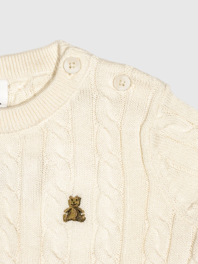 babyGap ブラナンベア ケーブルニット クルーネックセーター-2