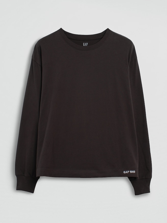 GAP1969ロゴ  チュニックTシャツ-3