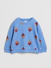 babyGap リラックスフィット プリント クルーネック スウェットシャツ-0