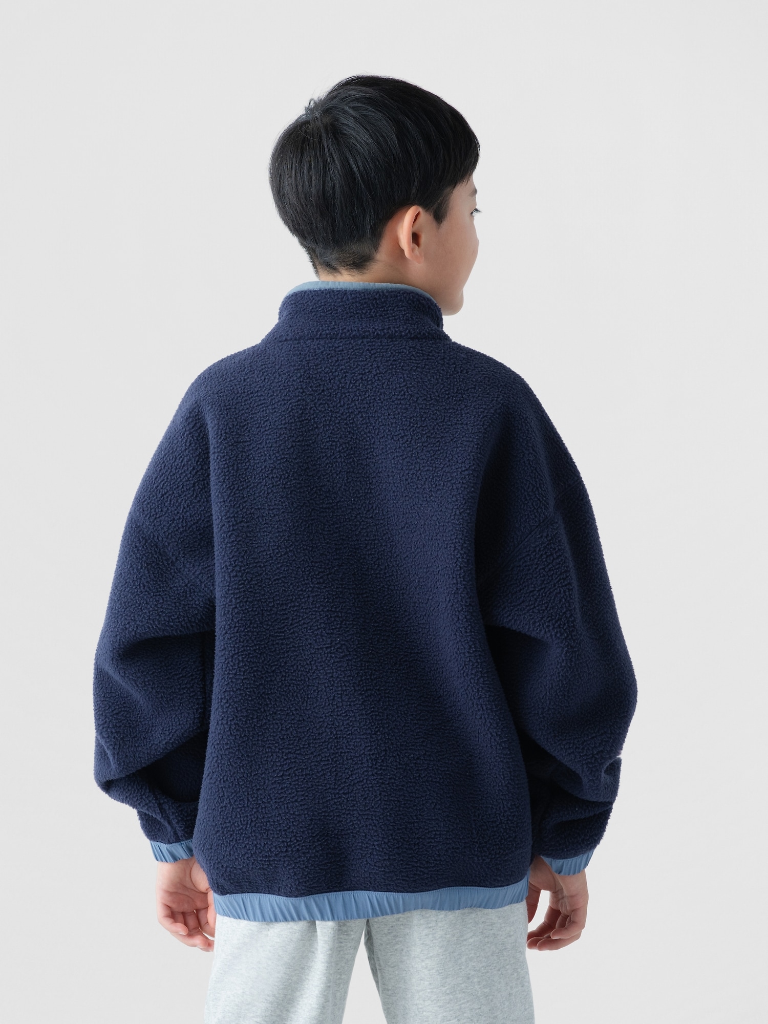 Gap公式オンラインストア |ボア GAPロゴ ジップアップジャケット (キッズ)