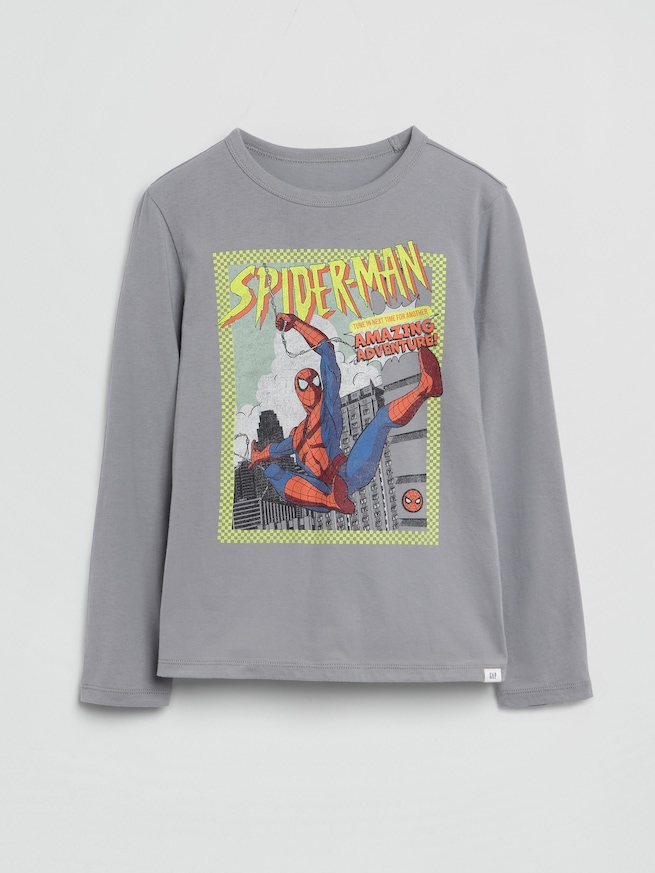 GapKids マーベル スパイダーマン GAPロゴTシャツ-1