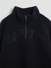 ボア オーバーサイズ GAP NYCロゴ ワンピース (キッズ)-3