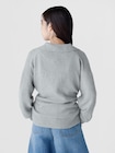 CashSoft カシミヤタッチ オーバーサイズ GAPロゴ ジョニーカラーセーター-1