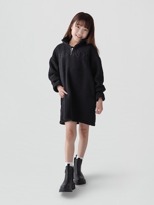 ボア オーバーサイズ GAP NYCロゴ ワンピース (キッズ)
