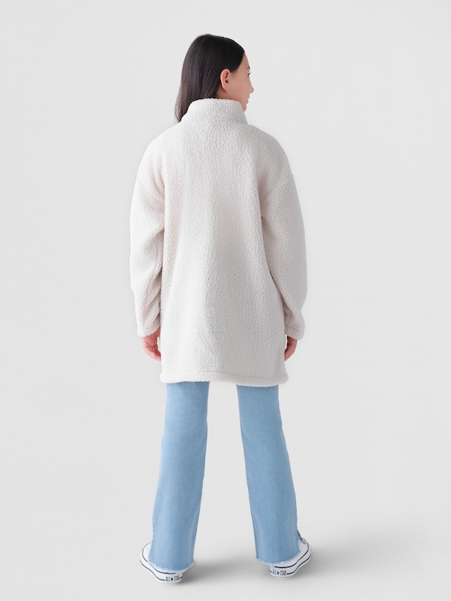 ボア オーバーサイズ GAP NYCロゴ ワンピース (キッズ)-2