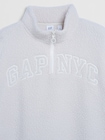 ボア オーバーサイズ GAP NYCロゴ ワンピース (キッズ)-3