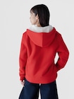 リラックスフィット GAPロゴ 裏ボア ジップアップパーカー-1