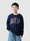 GapKidsマーベル スパイダーマン リラックスフィット GAPロゴスウェットシャツ-0