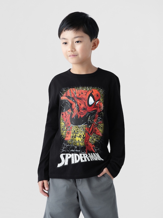 GapKids マーベル スパイダーマン GAPロゴTシャツ-0