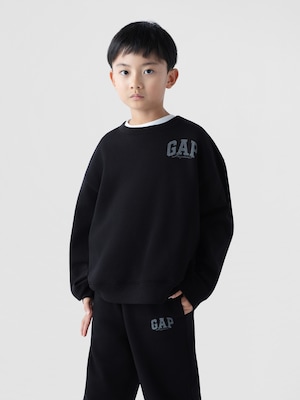 ヴィンテージソフト リラックスフィット GAPロゴスウェットシャツ (キッズ)