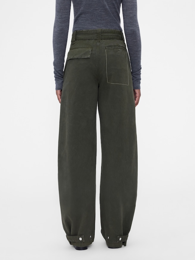Gap &times; Victoria Beckham ハイライズ ユーティリティパンツ-4