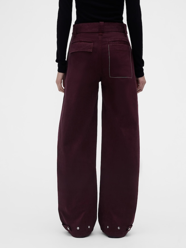 Gap &times; Victoria Beckham ハイライズ ユーティリティパンツ-4