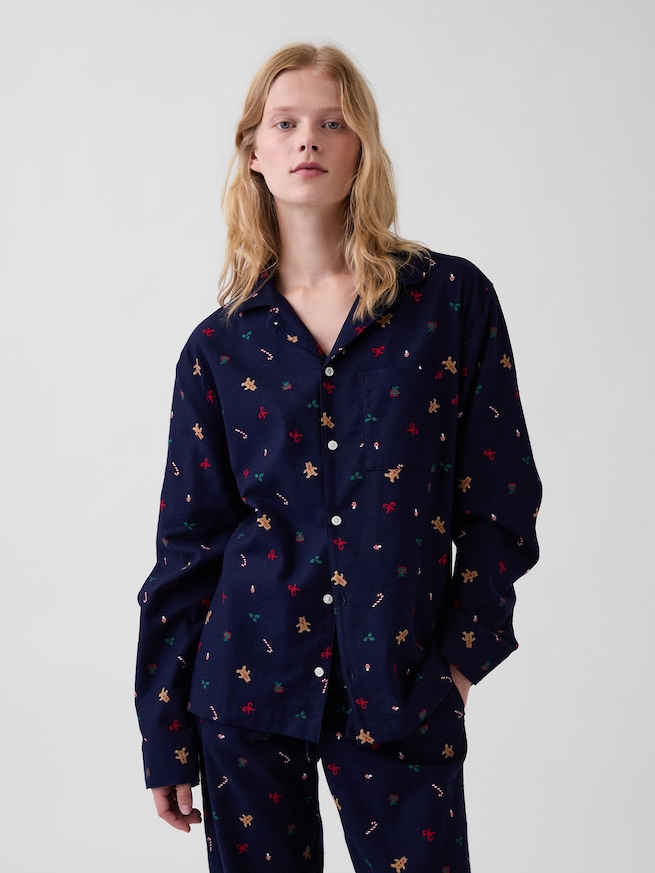 スーパーソフト フランネル パジャマシャツ-0
