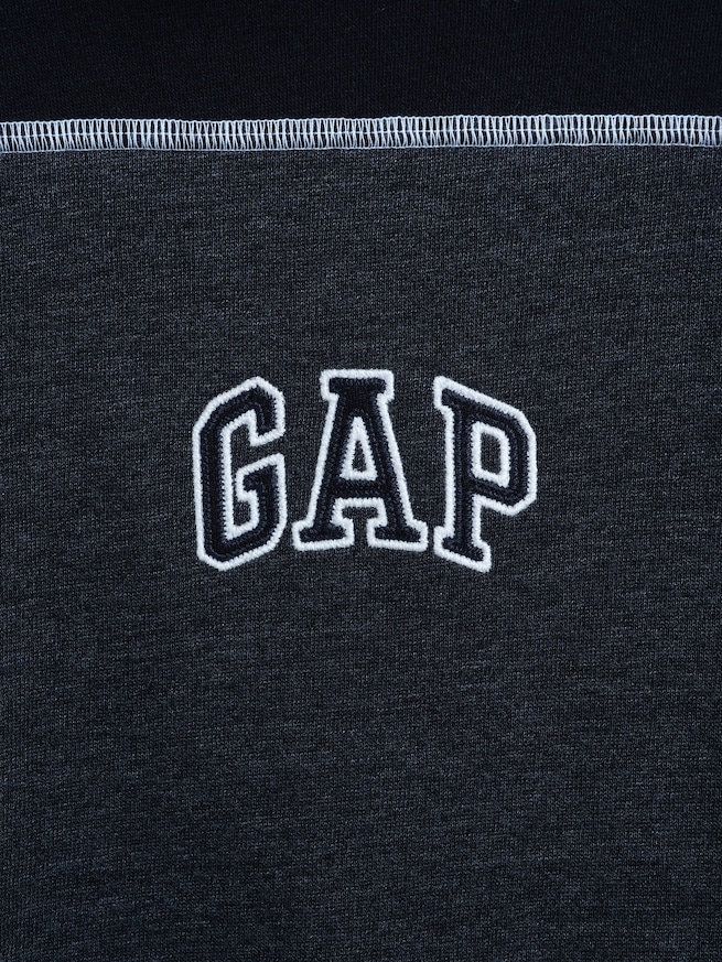 リラックスフィット カラーブロック GAPロゴパーカー-2