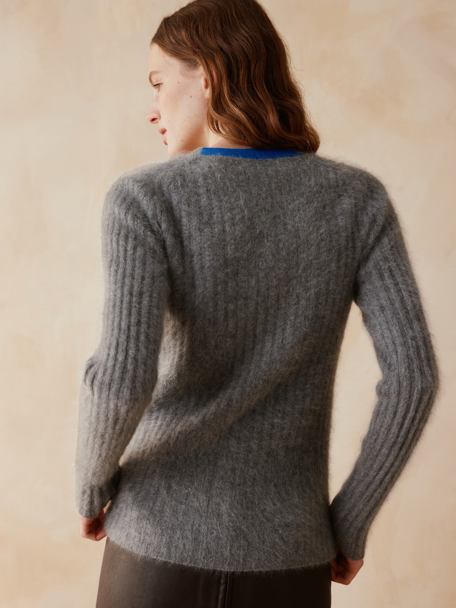 Banana Republic x Zankov |  Ludivine ブラッシュド カシミヤ カーディガン-1