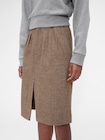 Gap &times; Victoria Beckham ウールブレンド ヘリンボーンスカート-4