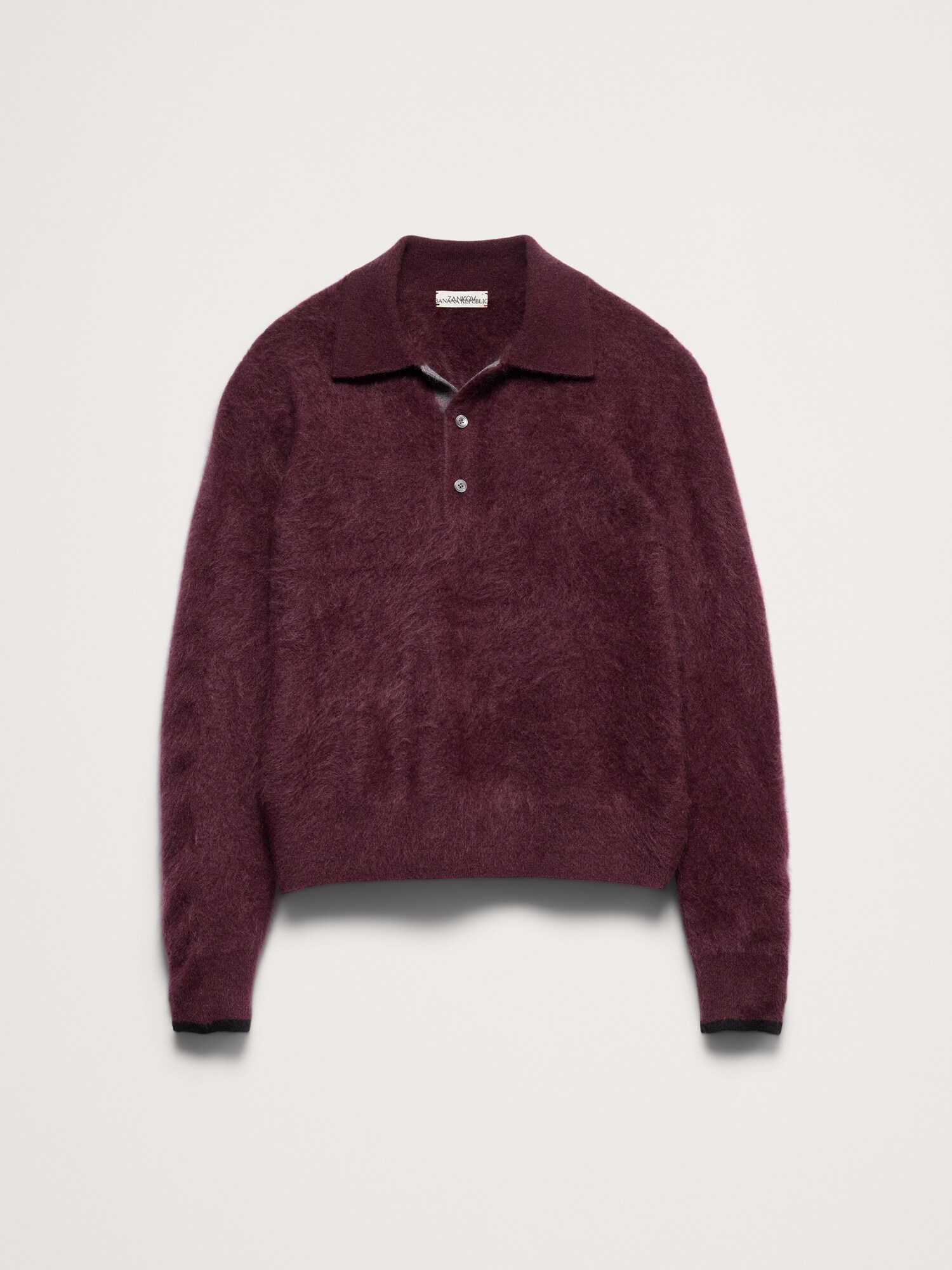Banana Republic x Zankov | Frankie ブラッシュド カシミヤ ニットポロ-6