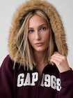 GAP1969ロゴ クロップド ジップアップパーカー-4