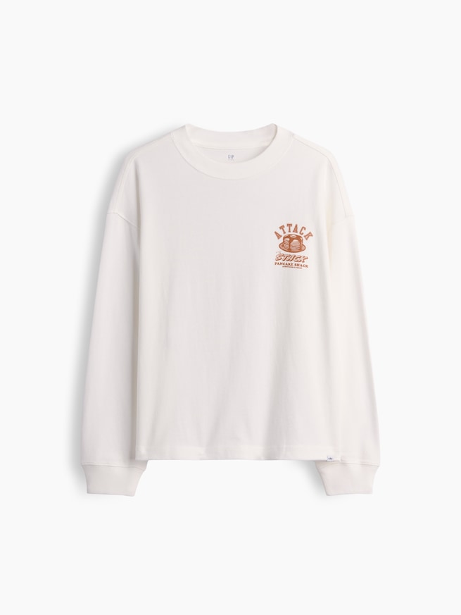 ヘビーウェイト オーバーサイズ グラフィックTシャツ (キッズ)-5