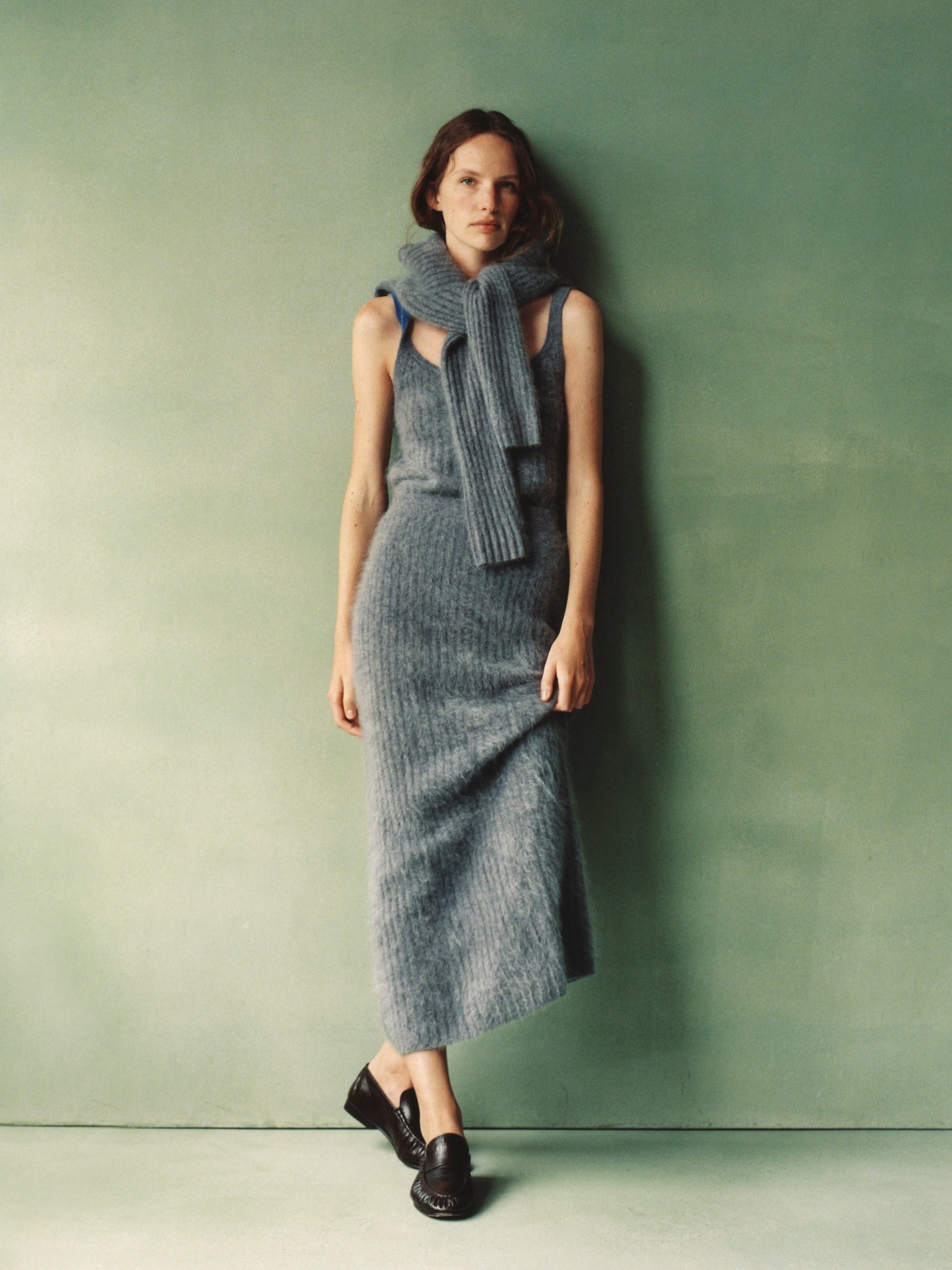 Banana Republic x Zankov | Margaux ブラッシュド カシミヤ ニットタンクトップ-3