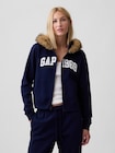 GAP1969ロゴ クロップド ジップアップパーカー-0