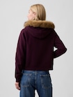 GAP1969ロゴ クロップド ジップアップパーカー-1