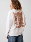 ヘビーウェイト オーバーサイズ グラフィックTシャツ (キッズ)-0