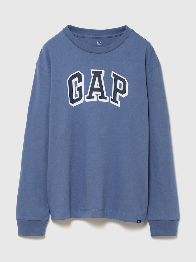 リラックスフィット GAPロゴTシャツ (キッズ)-0