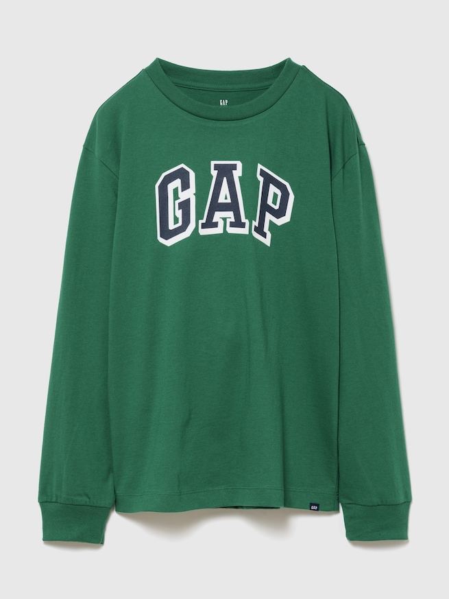 リラックスフィット GAPロゴTシャツ (キッズ)-0
