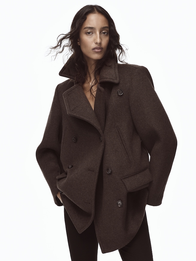 Gap &times; Victoria Beckham オーバーサイズ ピーコート-9