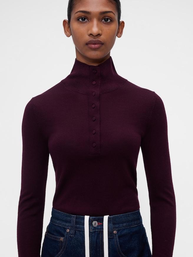 Gap &times; Victoria Beckham メリノ タートルネックセーター-3