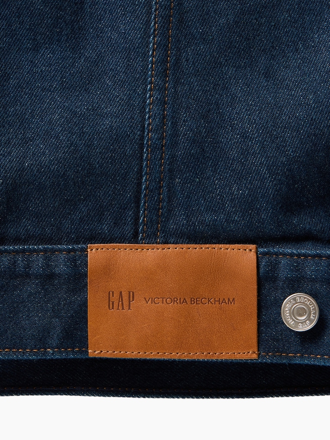 Gap &times; Victoria Beckham リラックスフィット クロップド デニムジャケット-7