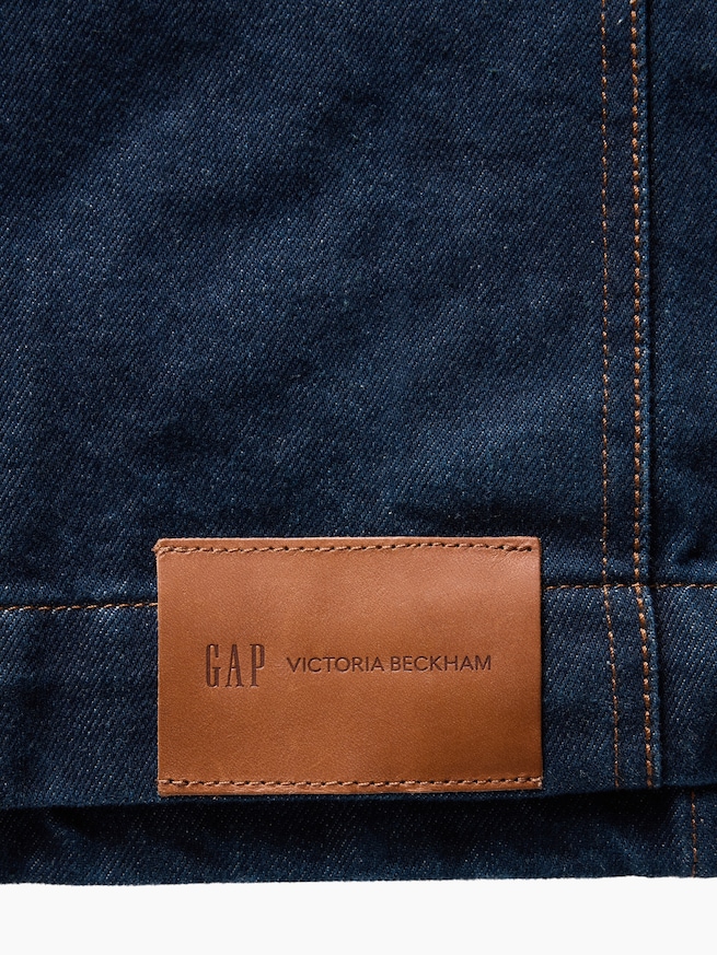 Gap &times; Victoria Beckham デニム ジップアップシャツ-7