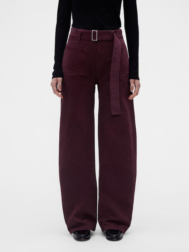 Gap &times; Victoria Beckham ハイライズ ユーティリティパンツ-2