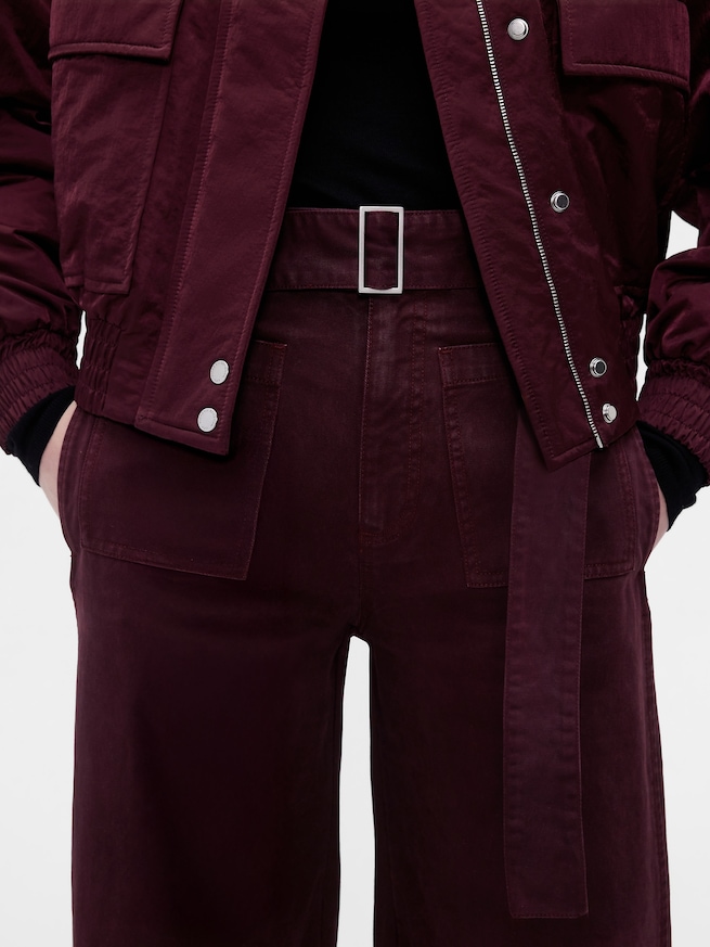 Gap &times; Victoria Beckham ハイライズ ユーティリティパンツ-5