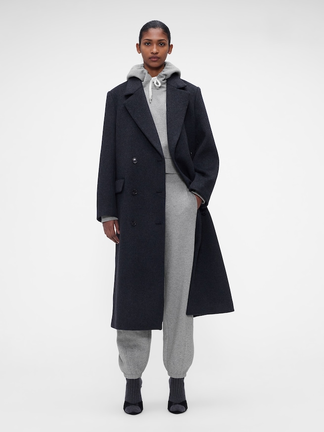 Gap &times; Victoria Beckham ウールブレンド チェスターフィールドコート-9