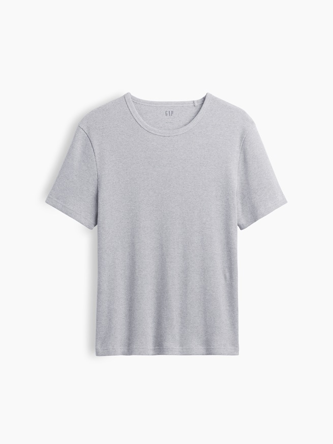 シュランケン リブTシャツ-4
